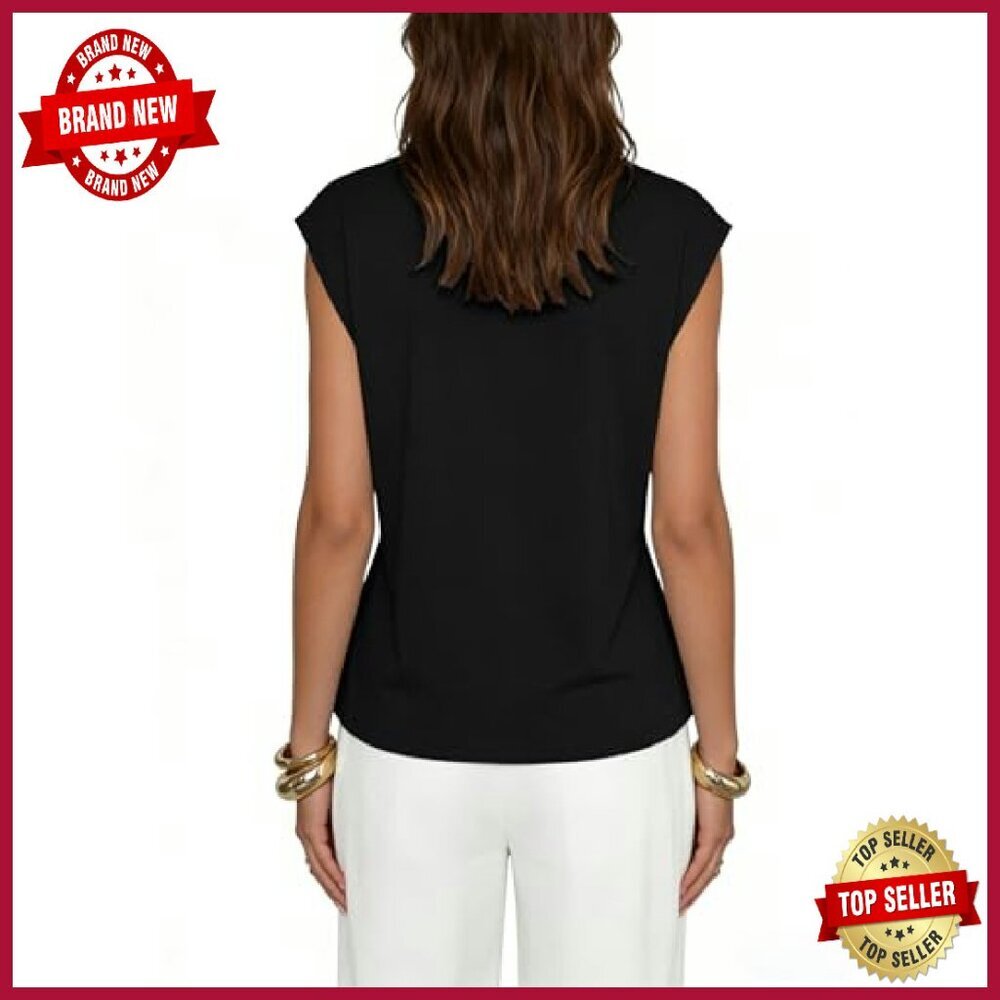 Babydoll Peplum Top Polyester Blend Flowy Summer Tunic - Picture 7 of 8